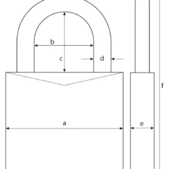 Abus Zahlenschloss 148TSA/30 B
