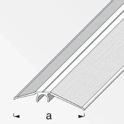 Alfer Niveauausgleichsprofil Clipstech 2m messing