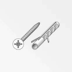 Alfer Schraube mitDübel 3 x 30 mm champagner 10 Stück