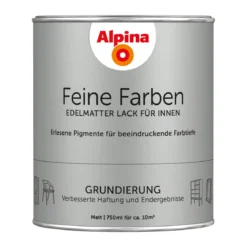 AlpinaBuntlack Feine Farben Lack Grundierung 750ml