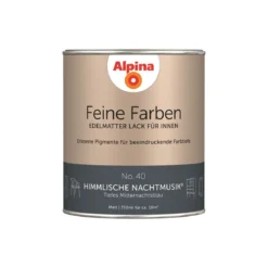 AlpinaBuntlack Feine Farben Lack No 40 Himmlische Nachtmusik edelmatt 750ml
