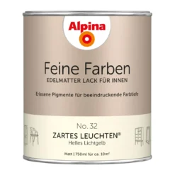 AlpinaBuntlack Feine Farben Lack No 32 Zartes Leuchten edelmatt 750ml