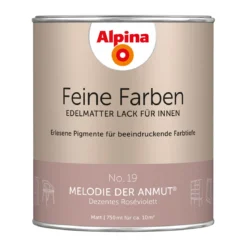 AlpinaBuntlack Feine Farben Lack No 19 Melodie der Anmut edelmatt 750ml