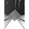 Aurlane Komplettdusche Colours Black 90 x 90 x 215 cm