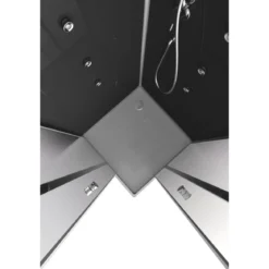 Aurlane Komplettdusche Colours Black 90 x 90 x 215 cm