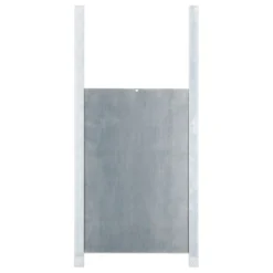 Automatik-Hühnertür 22 x 33 cm grau