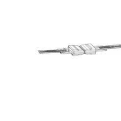 Bandverbinder Litzclip 5 Stück für 12,5 mm