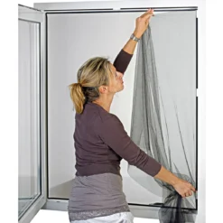 Basic Fliegengitter schwarz 130 x 150 cm