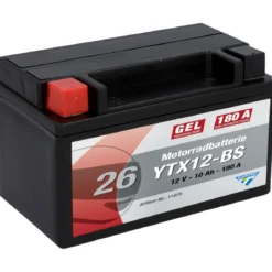 Batterie GEL YTX12-BS 12Ah 240A