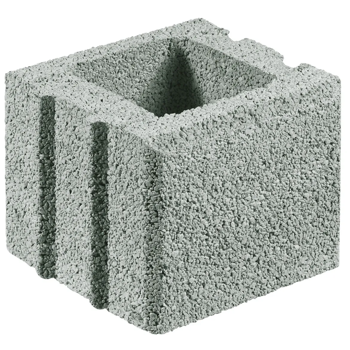 Bellamur-Gartenmauer 1/2 Stein, 25x25x20cm, grau