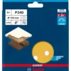 Bosch ProfessionalExpert C470 Schleifpapier mit 8 Löchern für Exzenterschleifer 125 mm G 240 5- teilig