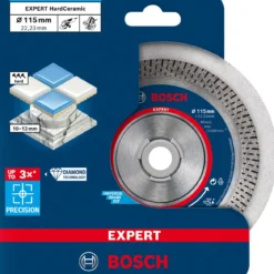 Bosch ProfessionalExpert HardCeramic Diamanttrennscheiben 115 x 22,23 x 1,4 x 10 mm