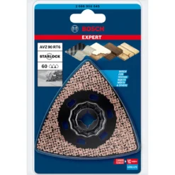Bosch ProfessionalExpert Sanding Plate AVZ 90 RT6 Blatt für Multifunktionswerkzeuge 90 mm
