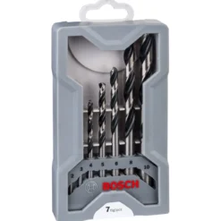 Bosch ProfessionalHSS-Spiralbohrer-Set PointTeQ 7- teilig Mini-X-Line 2–8 mm