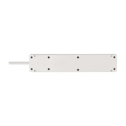 Bremounta Steckdosenleiste 4-fach weiss1,5m Kabel, mit Schalter