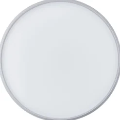 Brilliant Deckenleuchte Britt 33cm silber/weiß 22W 2300lm stufenlos dimmbar
