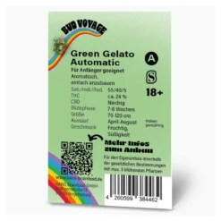 Bud Voyage Hanfsamen Green Gelato Auto