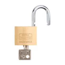 Burg Wächter Vorhängeschloss-Set Trio 405 40 GL 37,6 x 60 x 12,6 mm Messing
