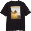 CAT Graphic T-shirt anthrazit Gr. L