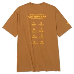CAT Graphic T-shirt bronze Gr. 2XL