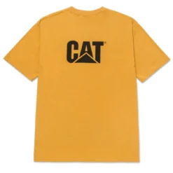 CAT Trademark T-shirt Mustard Gr.2XL