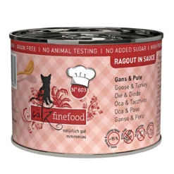 Catz finefood Nassfutter Ragout Gans und Pute 180 g