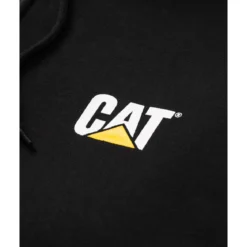 CAT Zip Hoodie Banner schwarz Gr. M