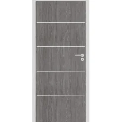 Classen CPL-Zimmertür Discovery Eiche Grigio Anschlag rechts 198,5 x 73,5 cm