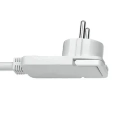 Comfort-Line Plus Steckdosenleiste weissmit Flachstecker 4-fach 2m H05VV-F3G1.5