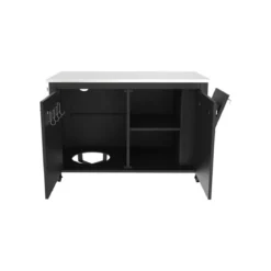 Cozze Aussentisch m/2 Tueren,Muelleimer und 4 Raedern. Top in