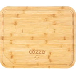 Cozze 4-eckig Pizzaschneidebrett, Bambus430x350x20mm