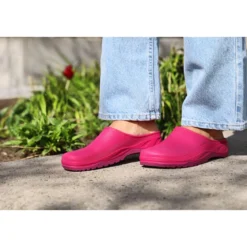 Damen-Clogs Gr. 36 / 37 Himbeere