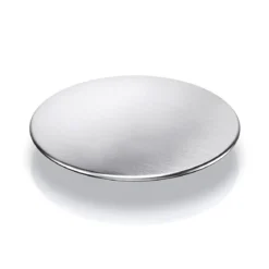 Design Abdeckung fuer runde Siebkorbventile 92mm,Edelstahl glaezend