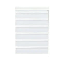 Doppelrollo 120x160 weiß