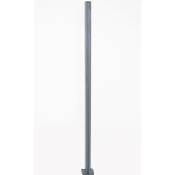 Durabil Universalpfosten für Glaswindschutz Aluminium