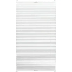 Easy-Fix Plissee 65x130 weiss2 Bedienschienen