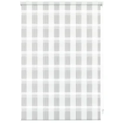 Easyfix Rollo Karo 60x150 cm weiß