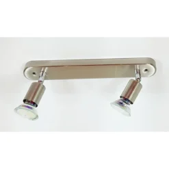 Eglo LED-Strahler Mini 2-flammig 30 x 4 cm nickel-matt