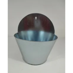 Eimer-Wandampel halbrund 26 cm verzinkt