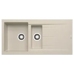 Einbauspuele ALAZIA 100x50 cm 1 1/2B 1DGranit Beige