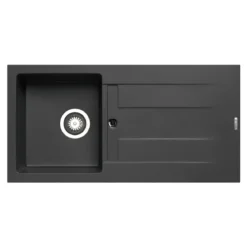 Einbauspuele ATHLOS 86x43,5 cm 1B 1DGranit Carbon