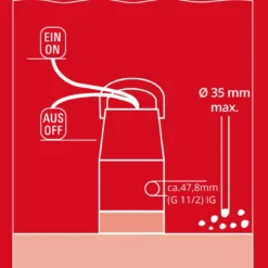 Einhell GC-DP7035LL Schmutzwasserpumpe