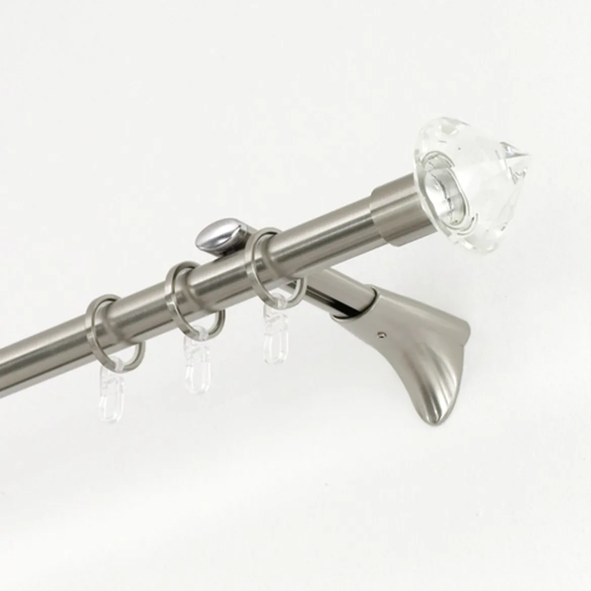 Endknopf Facette Chicago Spitze 20mm.edelst. opt.