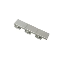 Endstück für 3lfg Schine silber