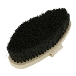Fellglanzbürste Water Lily mit Rosshaar 17 x 8 cm beige-schwarz