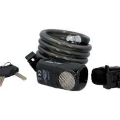 Fischer Bikes Alarm-Spiralschloss 120 cm 12 mm