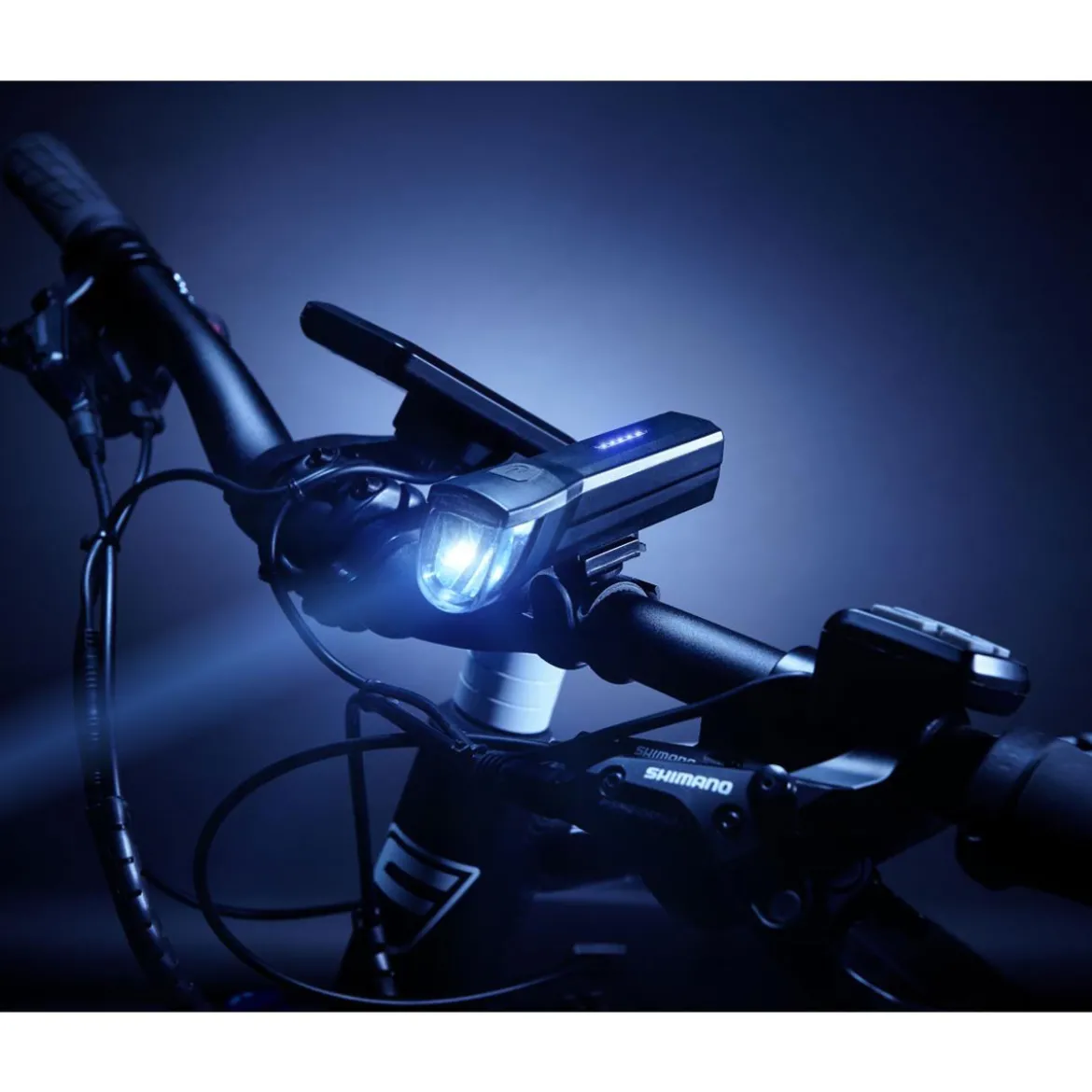 Fischer Bikes LED-Akku-Beleuchtungs-Set 3-teilig