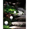 Flector Garten LED-Solar-Kugelleuchte weiß