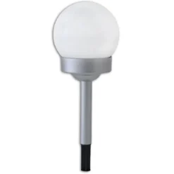 Flector Garten LED-Solar-Kugelleuchte weiß