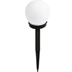 Flector Garten LED-Solar-Kugelleuchte schwarz 10 x 33 cm